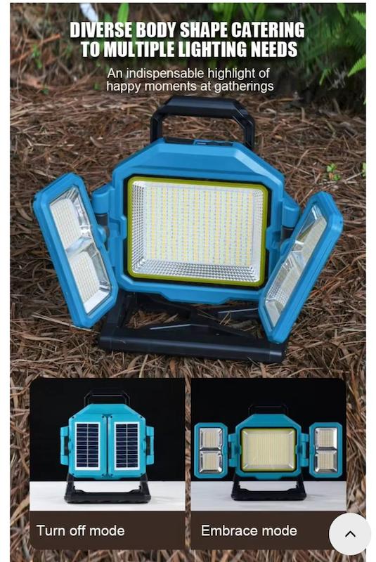 چراغ پروژکتور شارژی و خورشیدی