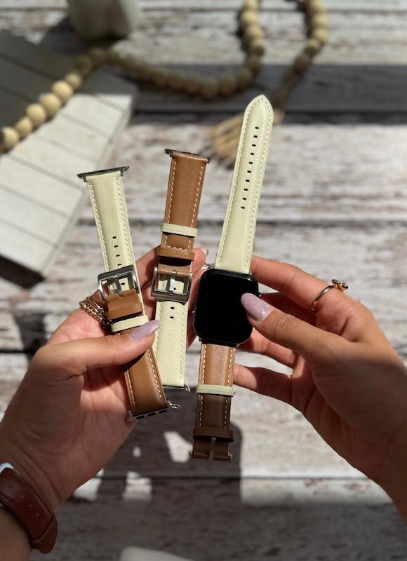 بند اپل واچ چرمی Mocha