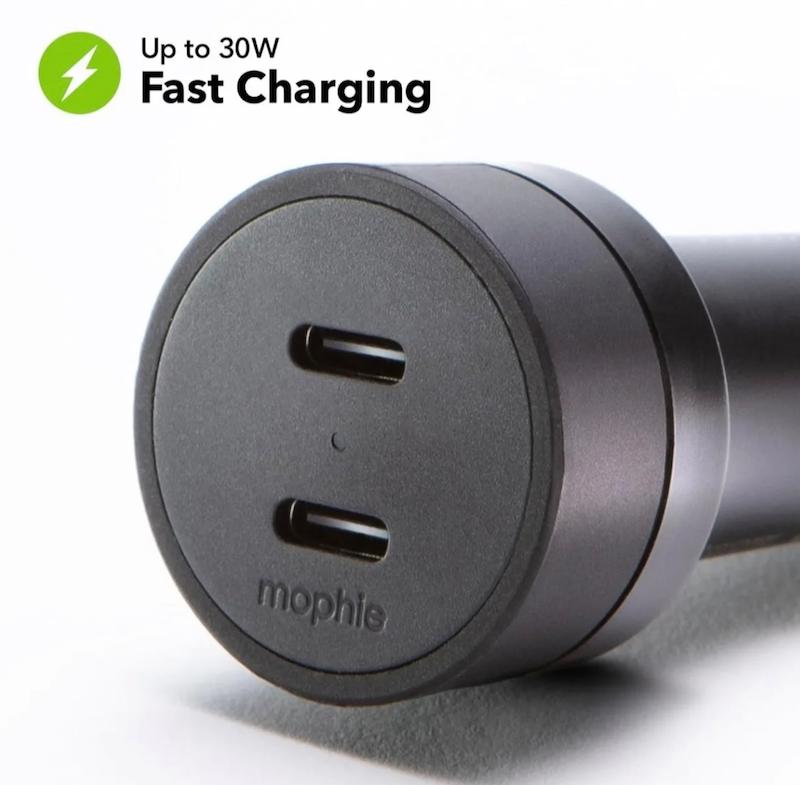 فندکی 60w Mophie مدل دو پورت تایپ سی