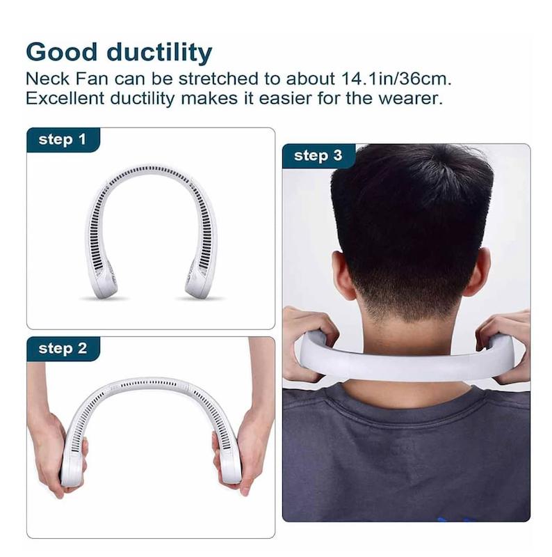 پنکه شارژی گردنی Neck Fan