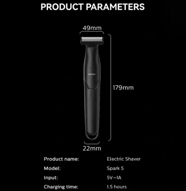 ماشین اصلاح چندکاره شارژی انچن شیائومی Xiaomi ENCHEN Spark 5