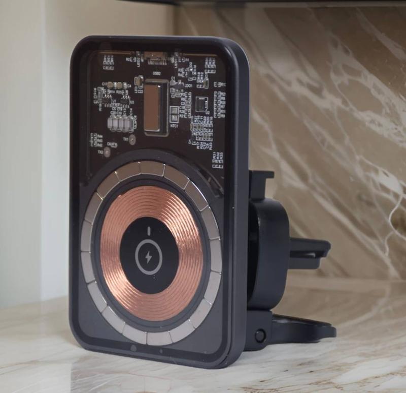 پایه نگهدارنده و شارژر بی سیم گوشی موبایل رسی مدل RHO-C31