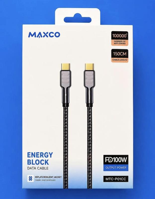 کابل تایپ سی به تایپ سی 100W برند MAXCO