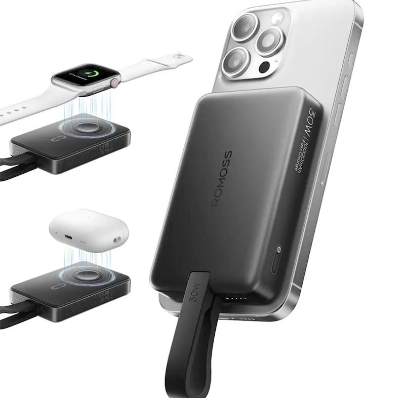 پاوربانک وایرلس (بی‌سیم) 10000mAh روموس مدل WMO10-121 (همراه گارانتی متین)