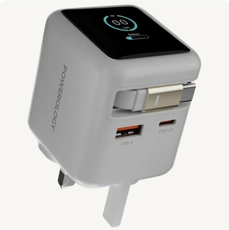 شارژر دیواری 70W پاورولوژی مدل POWEROLOGY PWCUQC051