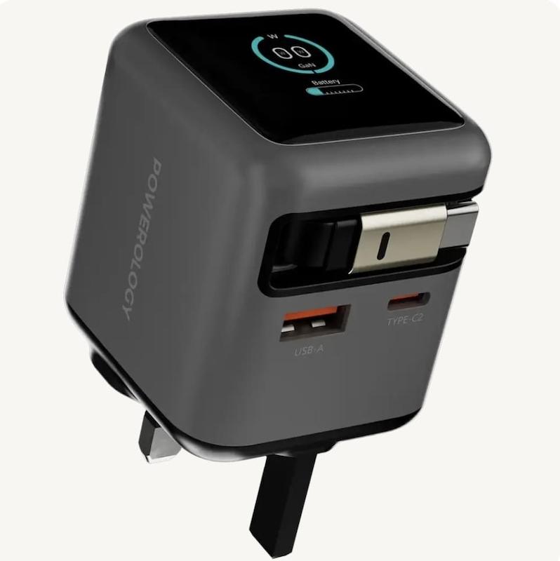 شارژر دیواری 70W پاورولوژی مدل POWEROLOGY PWCUQC051