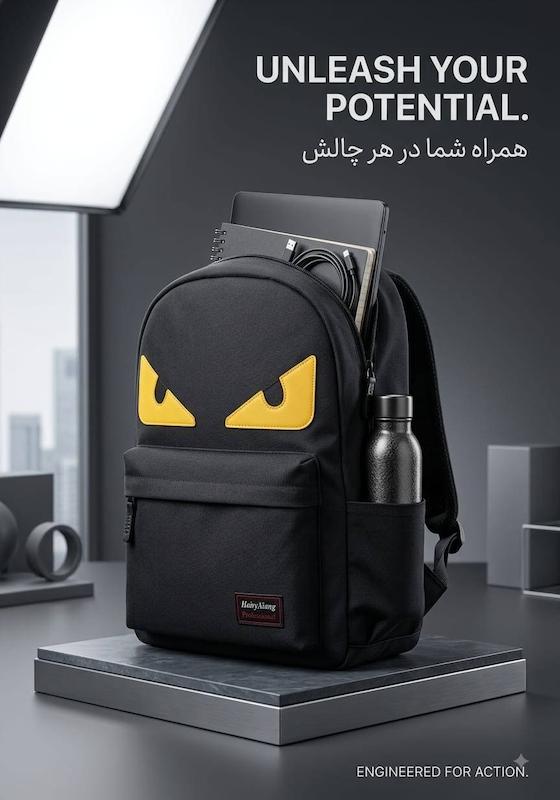 کوله پشتی طرح فندی FENDI