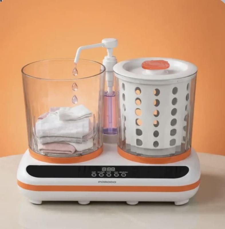 ماشین لباسشویی مینی 2 لیتری قابل حمل پرودو مدل LAUNDER TWIN