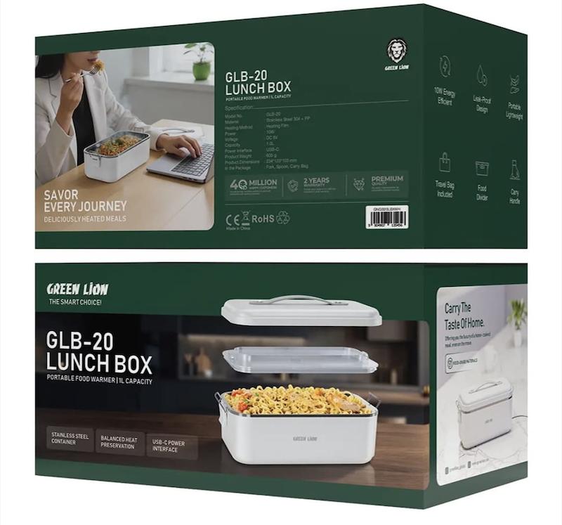 گرمکن غذای قابل حمل GLB-20 گرین Green Lion GLB-20 Lunch Box