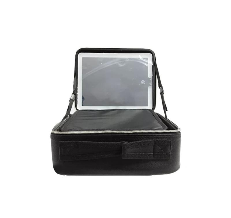 کیف لوازم آرایشی قابل حمل رینگ لایت دار گرین لاین Green Lion Makeup Organizer GNMAKEORGBK