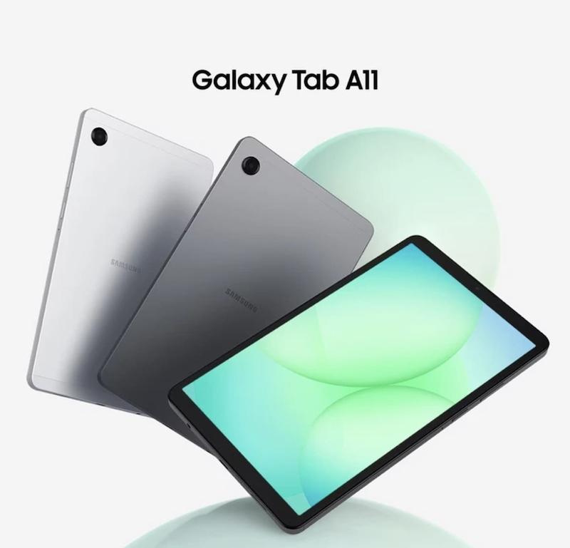 تبلت 8.7 اینچ سامسونگ مدل Galaxy Tab A11 4G، ظرفیت 64 گیگابایت و رم 4 گیگابایت، قابلیت پشتیبانی از سیم کارت، رزولوشن دوربین 8 مگاپیکسل