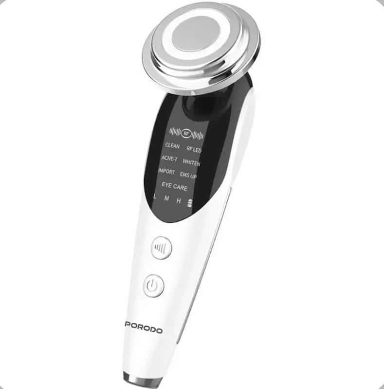 ماساژور صورت ۷ کاره پرودو مدل PDKFSTM9907WH با نور LED و ویبره گرم