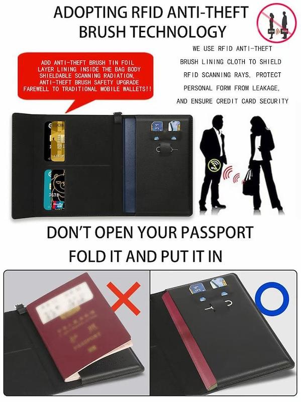 کیف پاسپورتی Traveling wallet