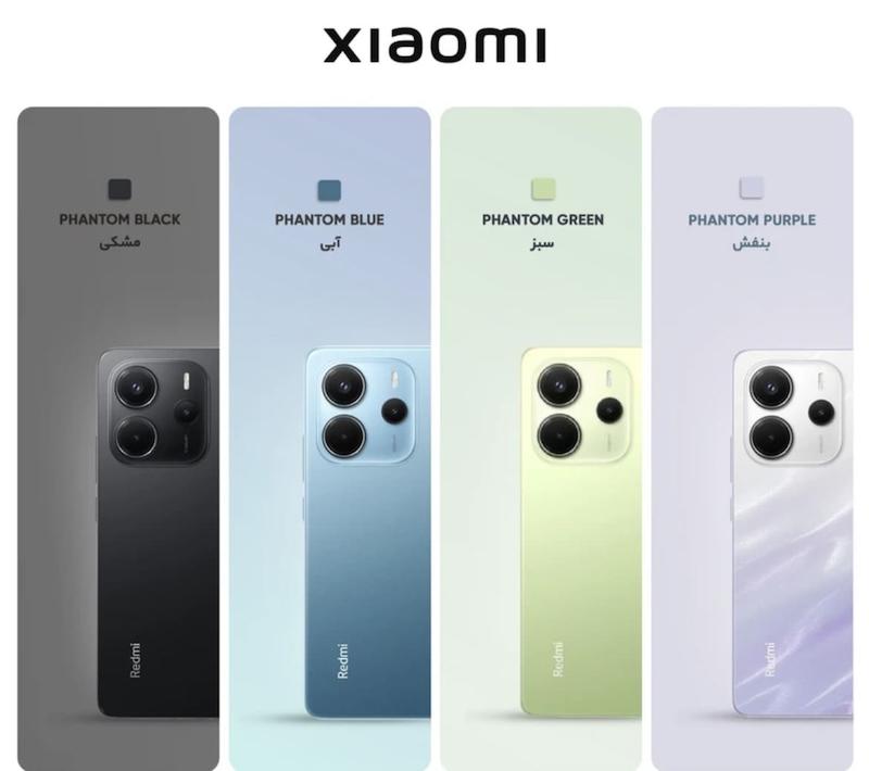 گوشی موبایل شیائومی مدل Redmi Note 14 4G دو سیم کارت ظرفیت 256 گیگابایت و رم 8 گیگابایت