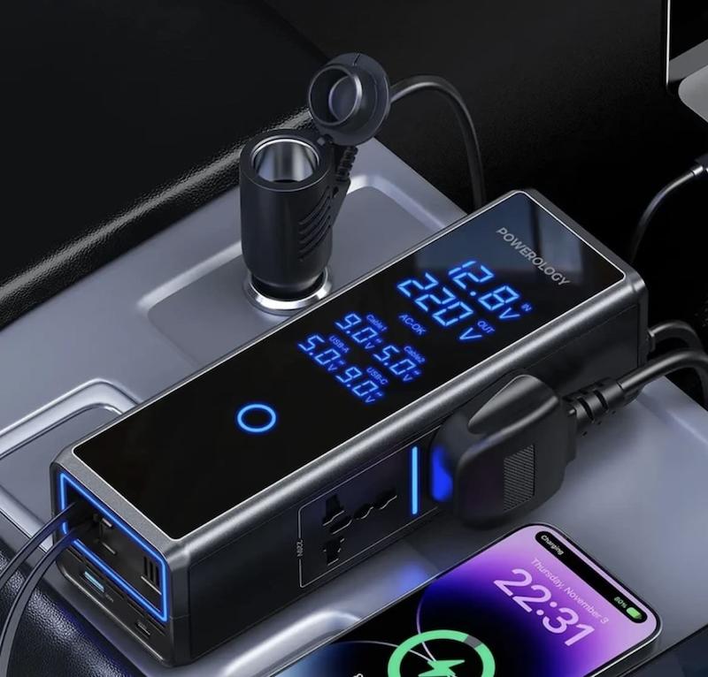 پاور اینورتر خودرو X 2 AC SOCKET 300W‬