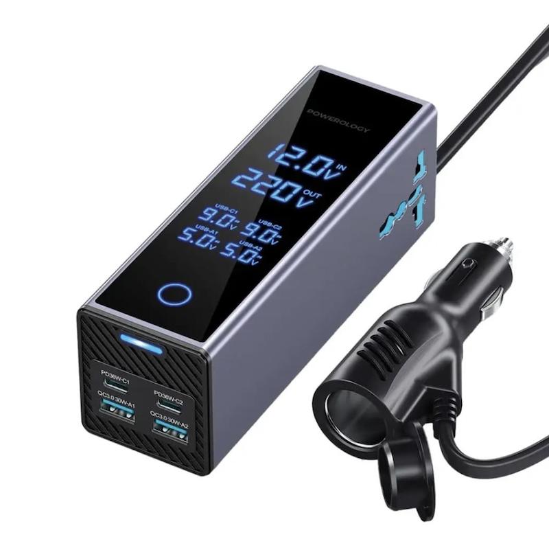 پاور اینورتر خودرو X 2 AC SOCKET 300W‬