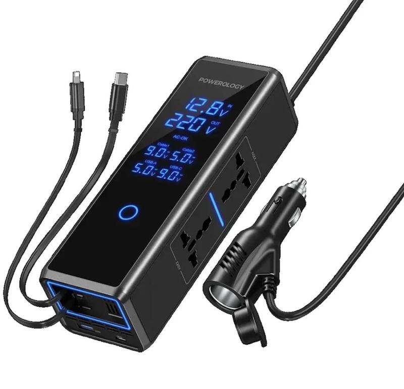 پاور اینورتر خودرو X 2 AC SOCKET 300W‬