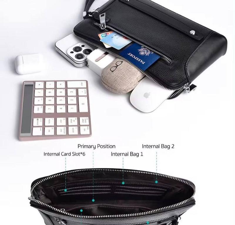 کیف مدارک چرم 