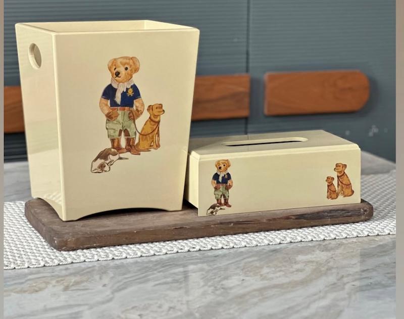 سطل و جادستمال تدی