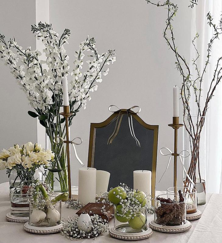 آینه و شمعدان پاپیون