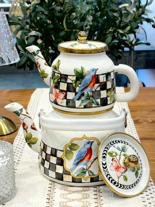 کتری قوری لعابی