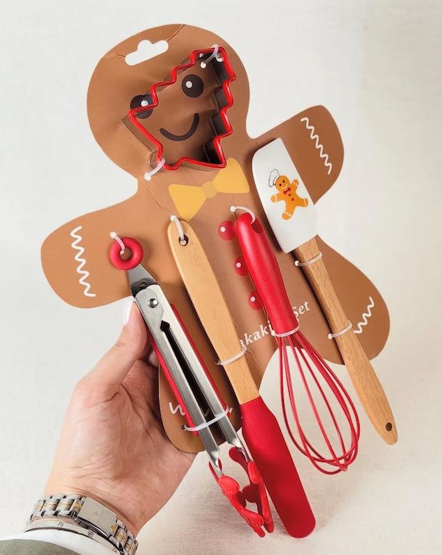 پک ۵ تکه بیسکوییتی کریسمس