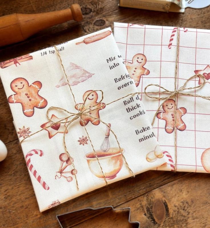 دستمال آشپزخانه کوکی زنجبیلی