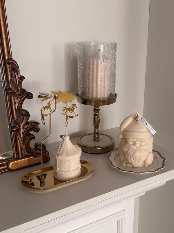 شمعدان رقصان اسب سینی دار