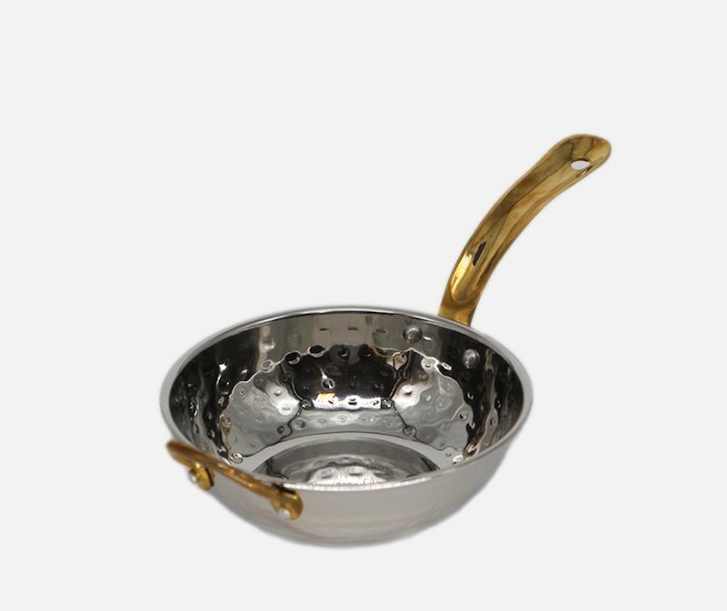 ظر‌ف گرد استیل برنج