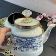 کتری و قوری طرح گل آبی میس بتی