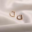 گوشواره حلقه ای صاف کد 1004