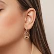 گوشواره حلقه ای مدل چشم کد 1010