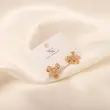 گوشواره نگین دار پاپیونی