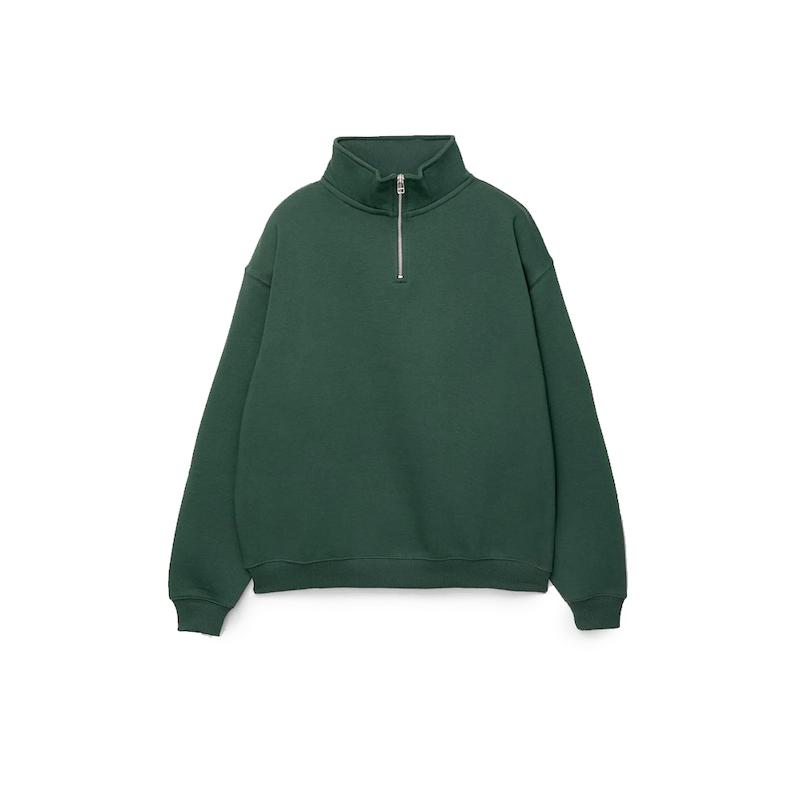 سوییشرت نیم‌زیپ Pull&Bear