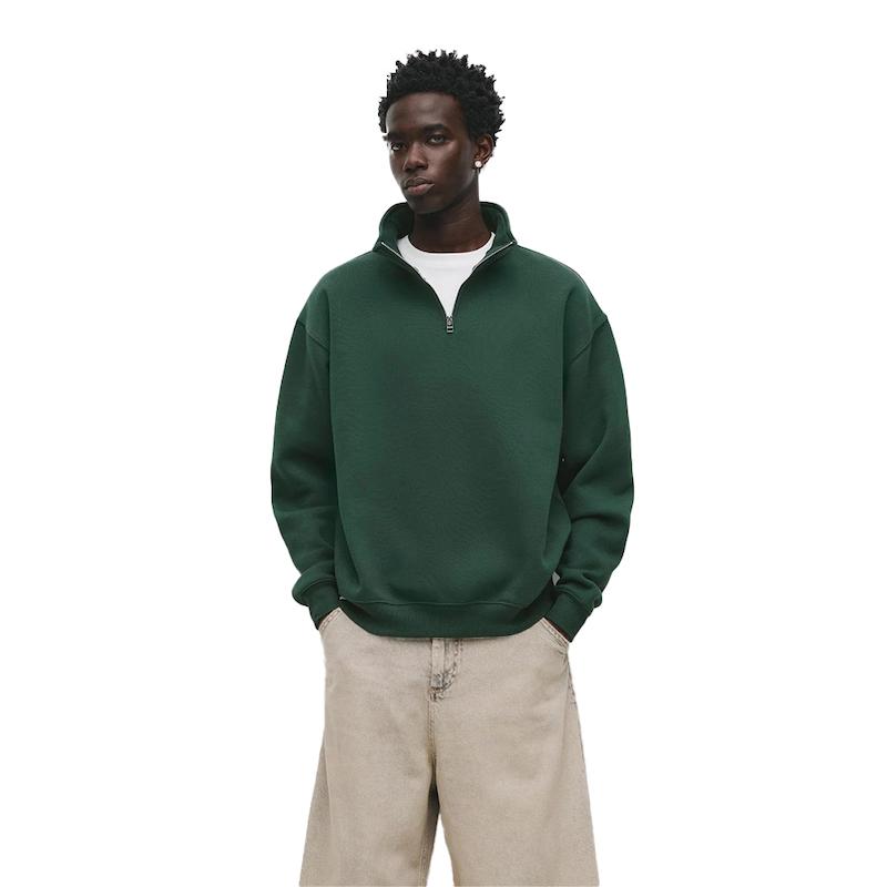 سوییشرت نیم‌زیپ Pull&Bear