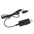 کابل افزاینده ولتاژ USB ۵ ولت به ۹ و ۱۲ ولت با نمایشگر