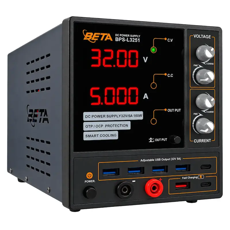 منبع تغذیه متغیر 30ولت 5آمپر بتا مدل BPS-L3251