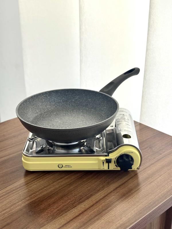 تابه گرانیتی تک دسته وارداتی قطر 26 