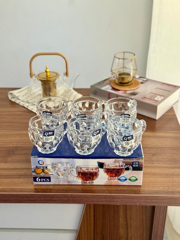 ست فنجون چایخوری بلوری وارداتی
