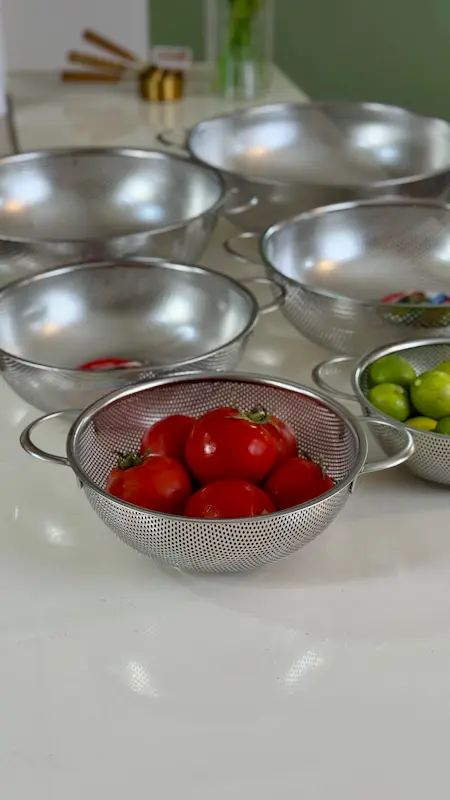 ست آبکش استیل پانچ شش عددی میرالوکس