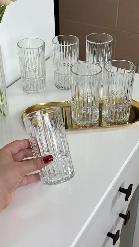 لیوان شربت خوری بلوری برند جرمکس