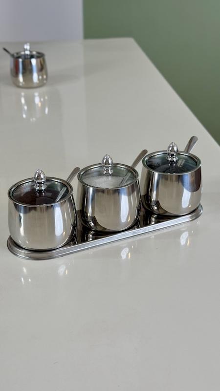 ست جاادویه سیلور سه عددی قاشق دار