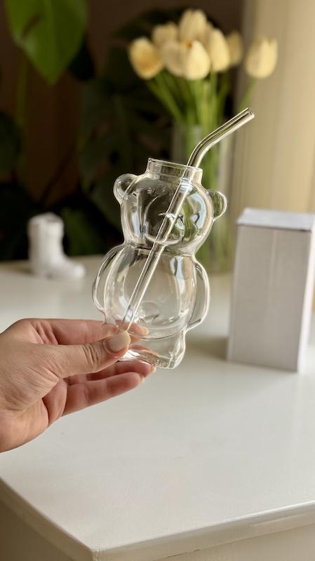 لیوان پیرکس تدی خرسی وارداتی