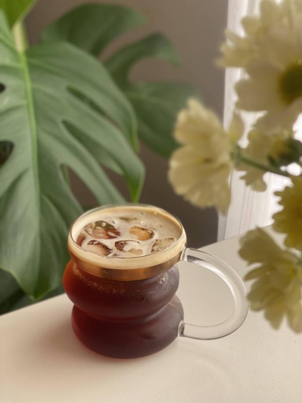 لیوان پیرکس حلقه‌ای پینترستی