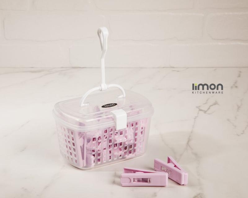 گیره های رخت با سبد لیمون