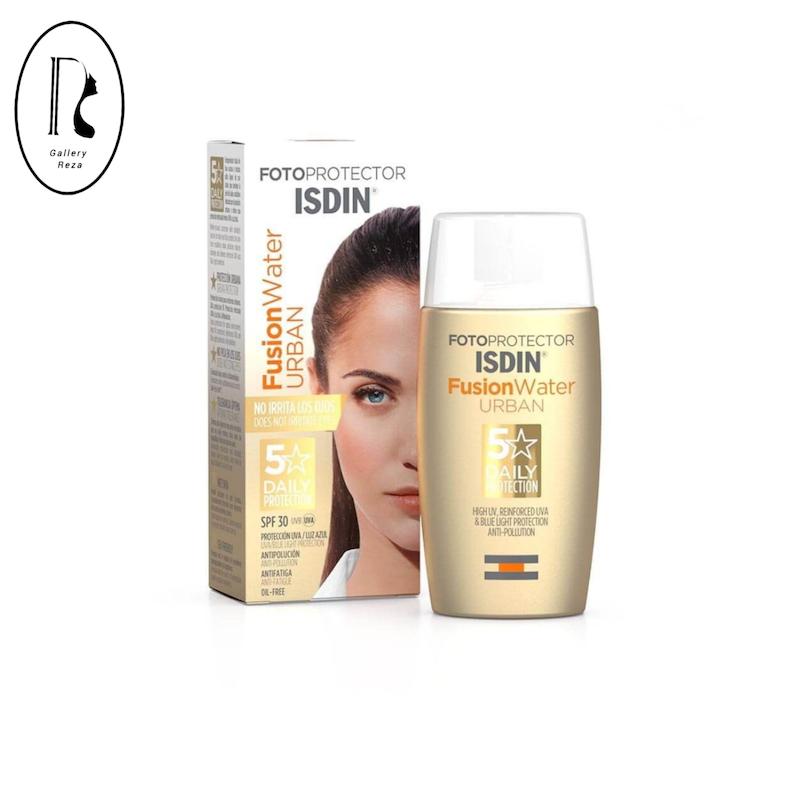 کرم ضدآفتاب ایزدین فیوژن واتر SPF30 (مدل اربن)