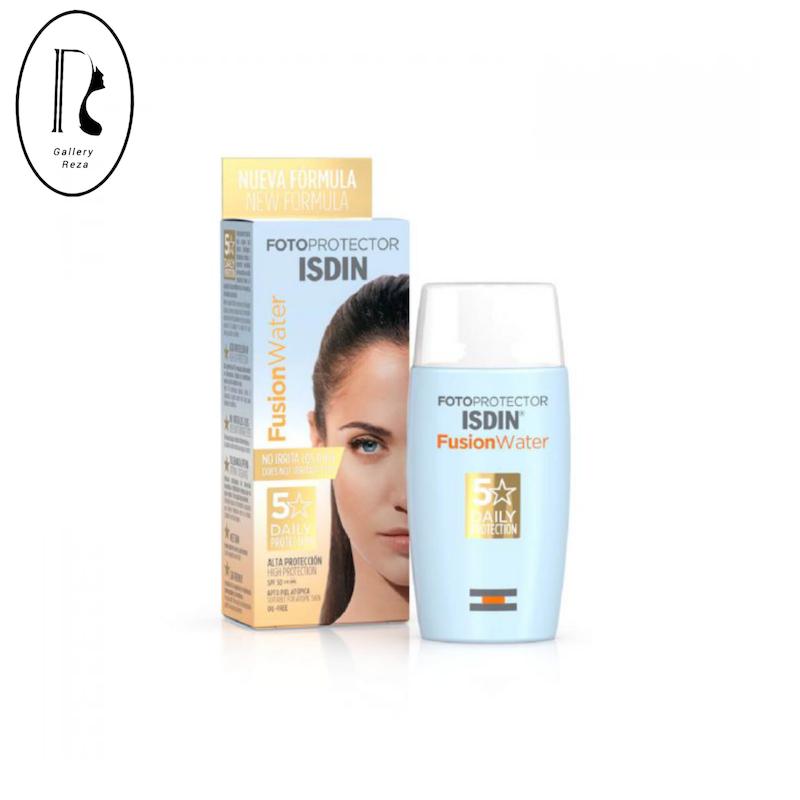 ضد آفتاب فیوژن واتر ایزدین SPF50 مناسب پوست چرب حجم 50 میل