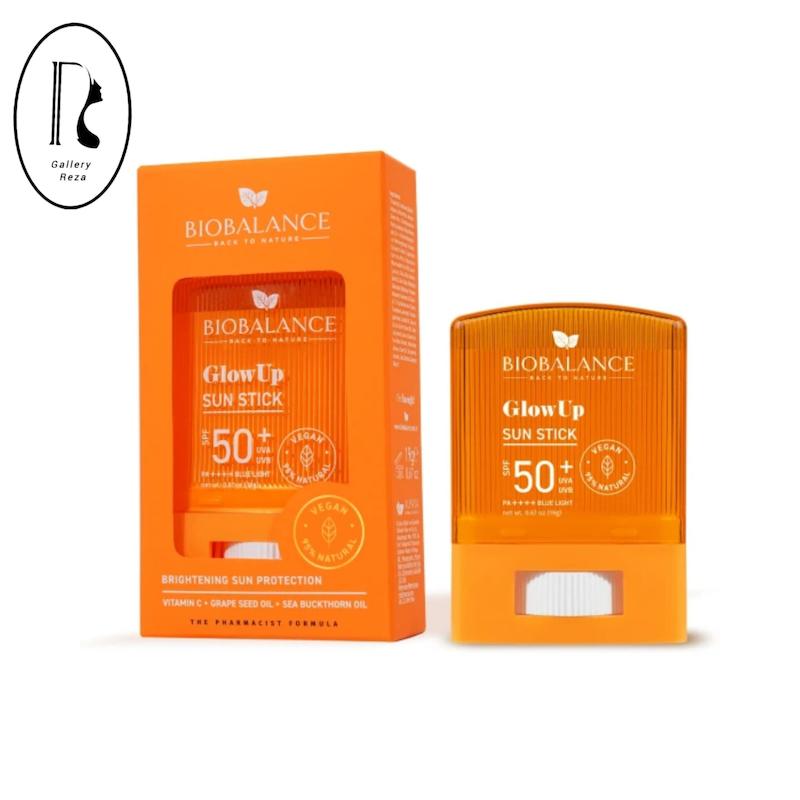 ضدآفتاب استیکی و درخشان کننده بیوبالانس SPF50