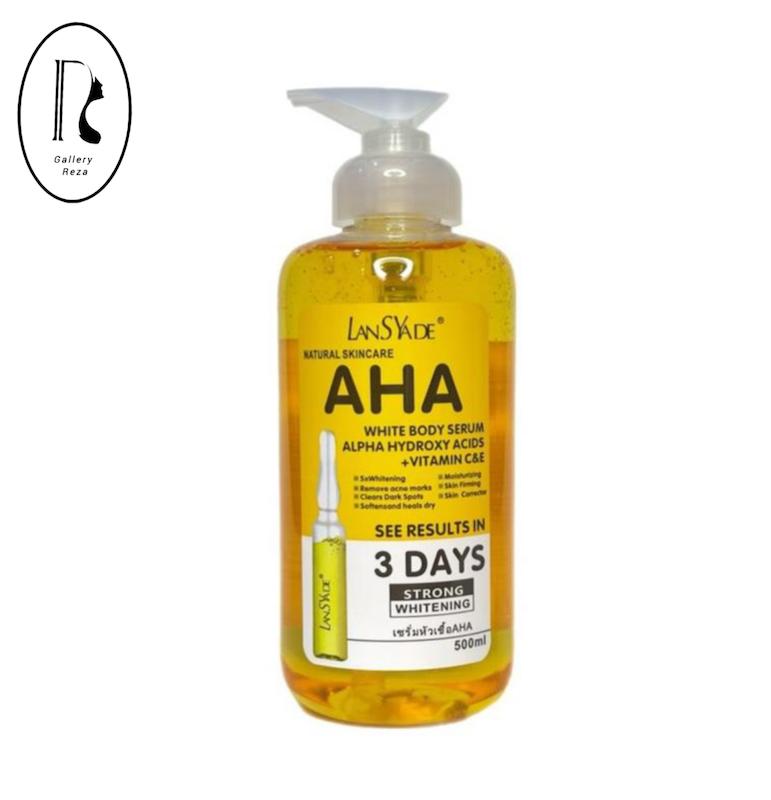 سرم روشن کننده لنسیاد مدل AHA حجم 500 میلی لیتر