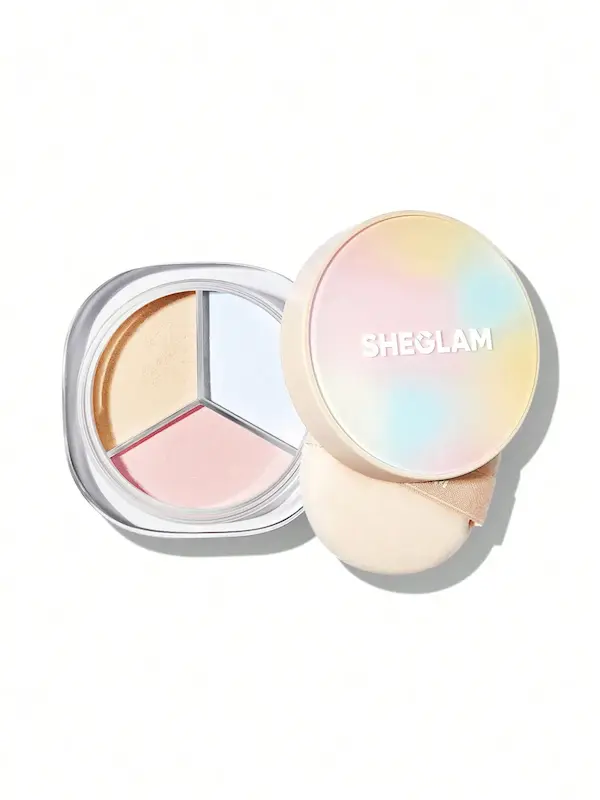 پودر فیکس شیگلم مدل سه رنگ Radiance Ring 3-in-1